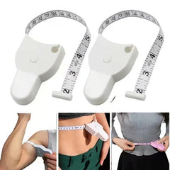3-in-1 Body Measuring Tape | Retractable Waist, Arm & Body Measurement Tape